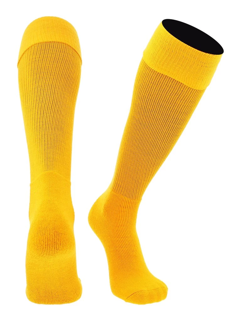 Twin City Multisport Acrylic Knee High Tube Socks - Gold 3 Twin City Multisport Acrylic Knee High Tube Socks - Gold