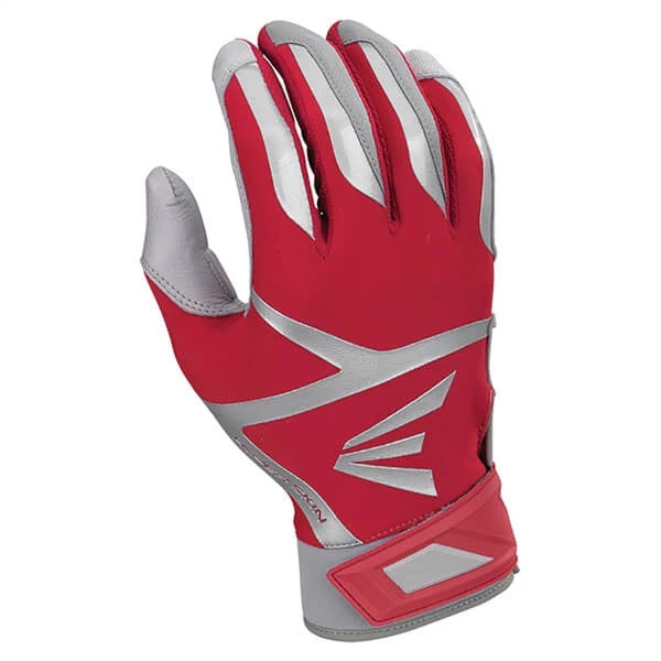 Easton Z7 VRS Hyperskin Batting Gloves - Red Gray 3 Easton Z7 VRS Hyperskin Batting Gloves - Red Gray