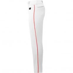 New Balance Adversary 2 Youth Piped Pant - White Red Baseball