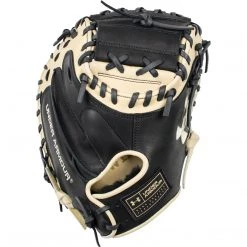 Under Armour Genuine Pro Series 34.00" Catcher's Mitt - Black Cream Baseball