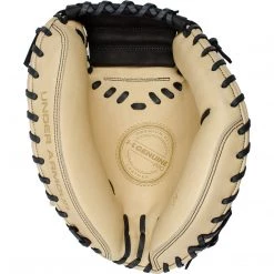 Under Armour Genuine Pro Series 34.00" Catcher's Mitt - Black Cream Baseball