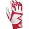 Baseball Easton Gametime Batting Youth Gloves - White Red 2 Baseball Easton Gametime Batting Youth Gloves - White Red