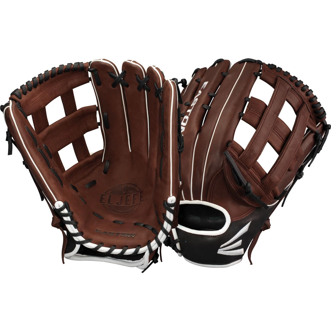 Easton El Jefe Slowpitch Series 14.00" Utility Glove - Brown 5 Easton El Jefe Slowpitch Series 14.00" Utility Glove - Brown