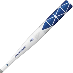 Easton 2018 Sapphire (-12) Fastpitch Bat - White Blue Softball