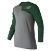 Baseball New Balance Seamless X4J Asymmetrical Shirt Left - Dark Green