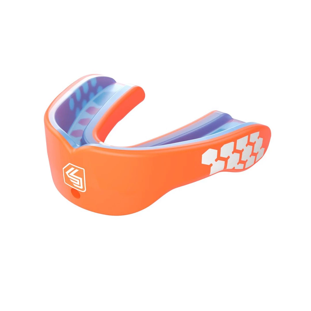 Shock Doctor 6900 Gel Max Power Mouthguard - Shock Orange 3 Shock Doctor 6900 Gel Max Power Mouthguard - Shock Orange