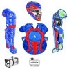 All-Star System 7 Certified NOCSAE Young Pro Catcher's Set (Ages 12-16) - Royal Scarlet Catcher's Gear