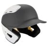 Mizuno B6 Batting Helmet 2Tone - Gray White Baseball