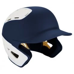 Mizuno B6 Batting Helmet 2Tone - Navy White Baseball
