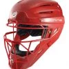 Baseball ProNine Armatus Elite Catcher's Helmet - Red 2 Baseball ProNine Armatus Elite Catcher's Helmet - Red