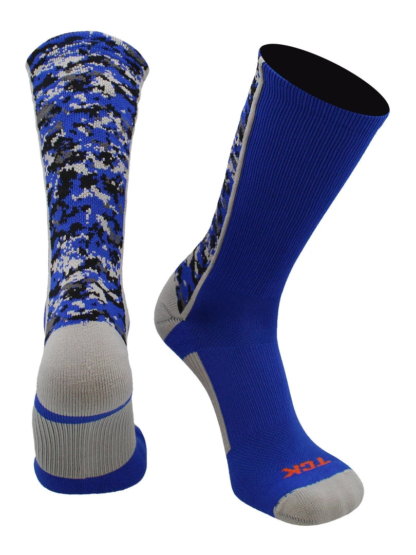 Twin City TCK Digital Camo Crew Socks - Royal Camo 3 Twin City TCK Digital Camo Crew Socks - Royal Camo