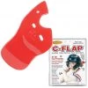 Baseball Markwort C-Flap Facial Protection For Left Handed Batter - Red