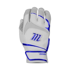 Marucci Signature Pittards Batting Glove - White Royal