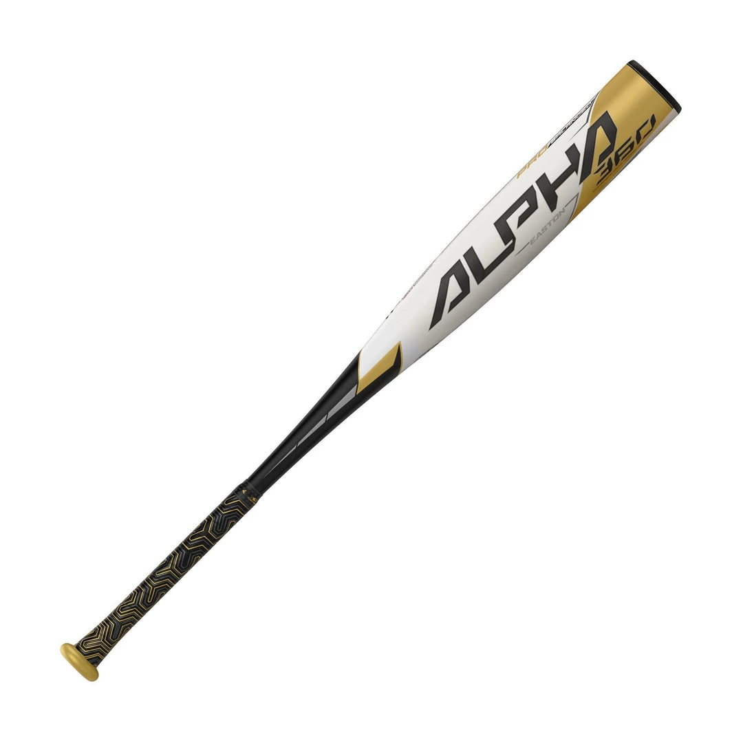 Easton 2020 Alpha 360 (-8) Sr League Bat 2 3/4" - Black Gold 3 Easton 2020 Alpha 360 (-8) Sr League Bat 2 3/4" - Black Gold