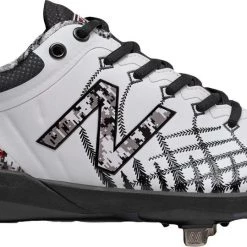 Baseball New Balance L4040v5 Pedroia Low Cut Metal Cleat - White Camo