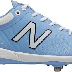 Baseball New Balance L4040v5 Low Cut Metal Cleat - Columbia Blue White