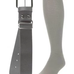 Twin City Belt Knee High Sock Combo - Gray Baseball