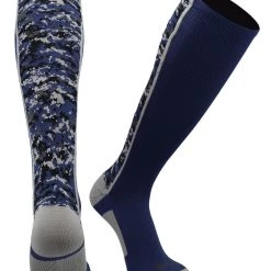 Twin City Digital Camo Knee High Socks - Navy Camo Baseball
