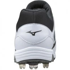 Mizuno 9-Spike Swift 5 Cleats - Black White Softball 11 Mizuno 9-Spike Swift 5 Cleats - Black White Softball
