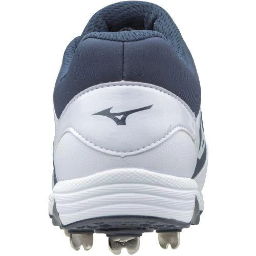 Softball Mizuno 9-Spike Swift 5 Cleats - Navy White 7 Softball Mizuno 9-Spike Swift 5 Cleats - Navy White