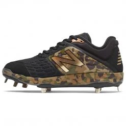 New Balance 3000v5 Memorial Day Metal Cleats Low-Cut - Black Camo Baseball