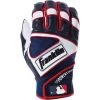 Franklin Powerstrap Adult Batting Gloves - Pearl Navy