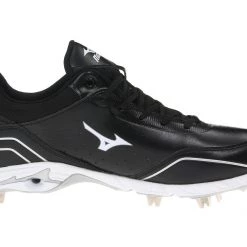 Baseball Mizuno 9-Spike Advanced Classic 7 Low Men's Metal Cleats - Black White