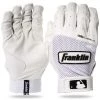 Baseball Franklin Youth Classic XT Batting Gloves - White
