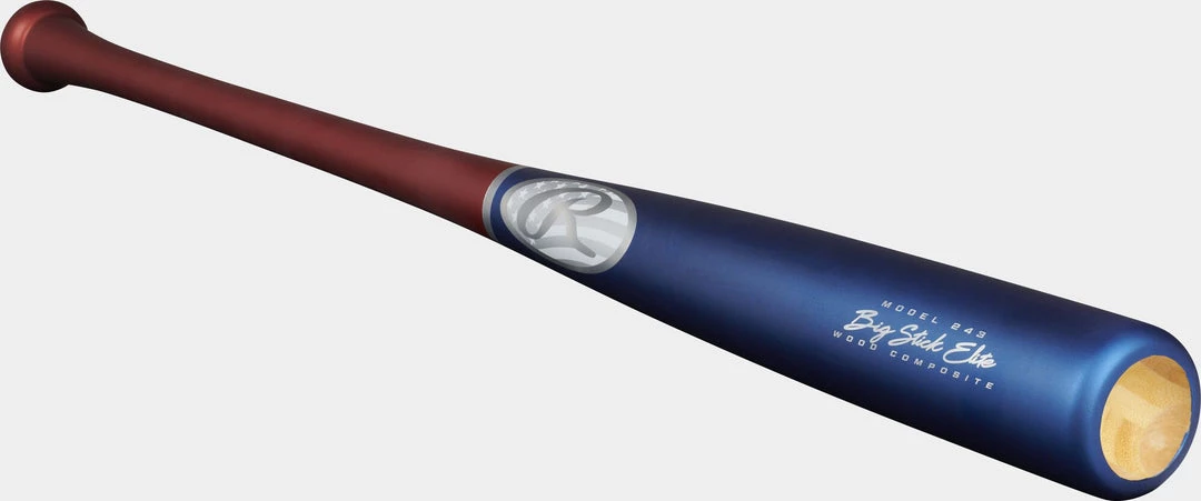 Rawlings Big Stick Elite 243 Maple/Bamboo Composite Wood Baseball Bat - Red Royal 4 Rawlings Big Stick Elite 243 Maple/Bamboo Composite Wood Baseball Bat - Red Royal
