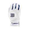 Marucci Adult Quest 2.0 Batting Gloves - White Navy