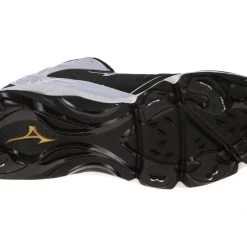 Baseball Mizuno 9-Spike Advanced Swagger 2 Mid Men's Metal Cleats - Black White 10 Baseball Mizuno 9-Spike Advanced Swagger 2 Mid Men's Metal Cleats - Black White