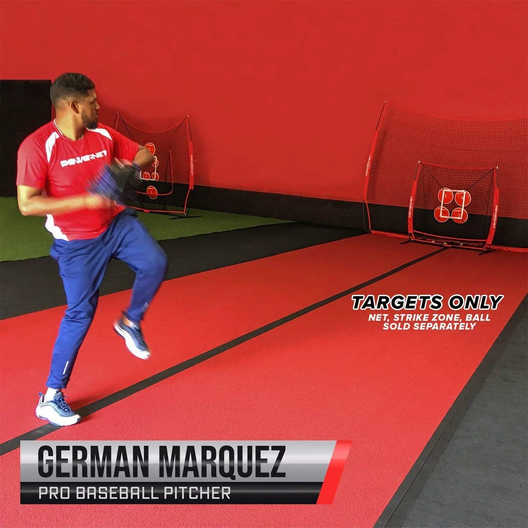 PowerNet PowerNer Pitch Perfect Training Targets - Red Baseball 5 PowerNet PowerNer Pitch Perfect Training Targets - Red Baseball