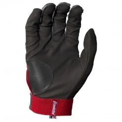 Baseball Franklin 2nd-Skinz Youth Batting Gloves - Gray Red