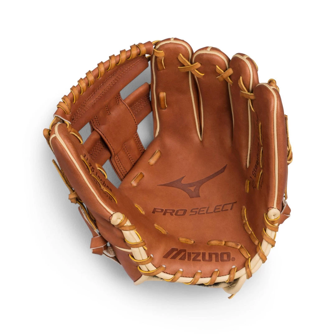 Mizuno Pro Selec 11.75" Outfield Glovet GPS1-600R - Brown 4 Mizuno Pro Selec 11.75" Outfield Glovet GPS1-600R - Brown