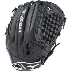 Softball Mizuno Prospect 12.00" Youth FP Infield Glove GPL1200F2 - Black White