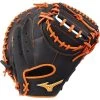 Baseball Mizuno MVP Prime SE 6 34.00" Catcher's Mitt GXC50PSE6 - Black Orange