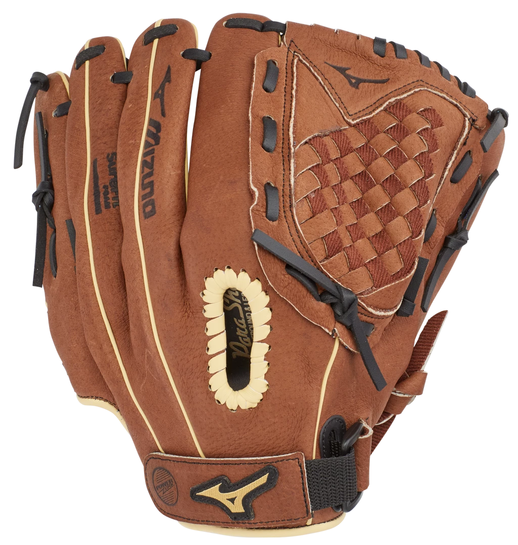 Baseball Mizuno Prospect Powerclose 11.50" Utility Glove GPP1150Y3 - Brown 3 Baseball Mizuno Prospect Powerclose 11.50" Utility Glove GPP1150Y3 - Brown