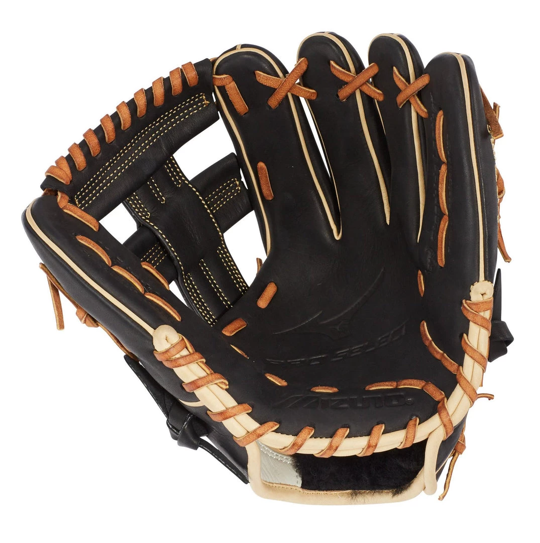Baseball Mizuno Pro Select 11.50" Infield Glove GPS1BK-400R Regular Pocket - Black 4 Baseball Mizuno Pro Select 11.50" Infield Glove GPS1BK-400R Regular Pocket - Black