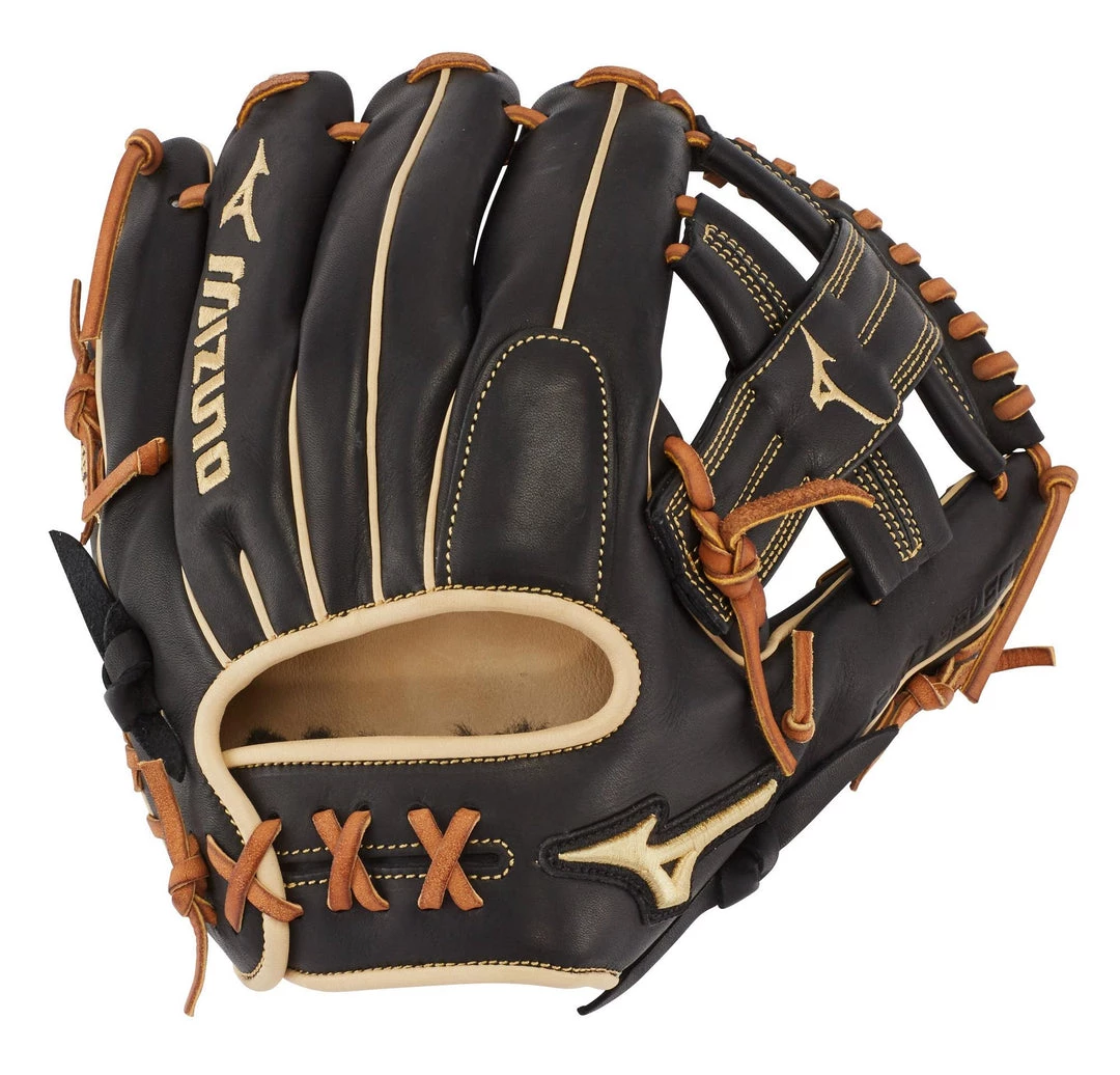 Mizuno Pro Select 11.75" Infield Glove GPS1BK-600R Regular Pocket - Black 3 Mizuno Pro Select 11.75" Infield Glove GPS1BK-600R Regular Pocket - Black