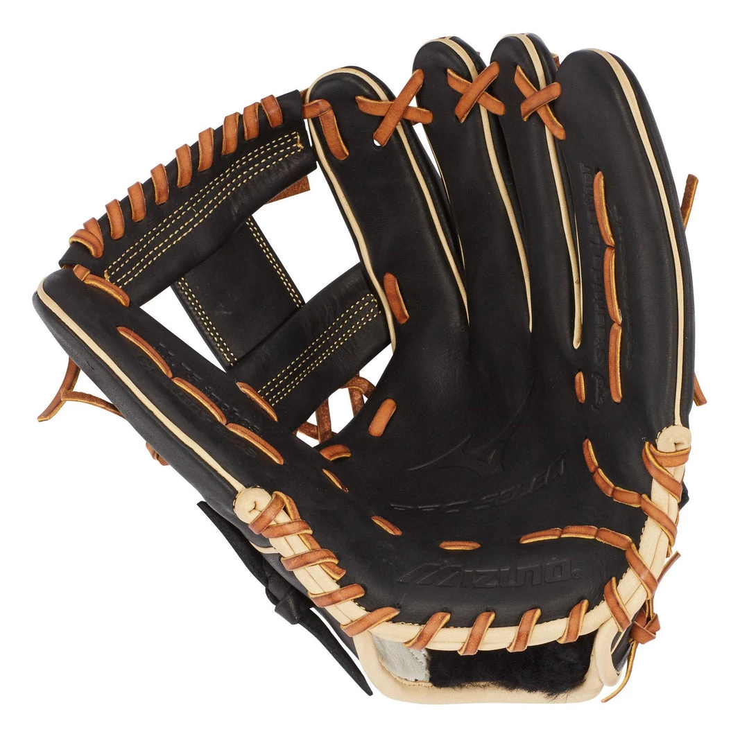 Mizuno Pro Select 11.75" Infield Glove GPS1BK-600S Shallow Pocket - Black 4 Mizuno Pro Select 11.75" Infield Glove GPS1BK-600S Shallow Pocket - Black