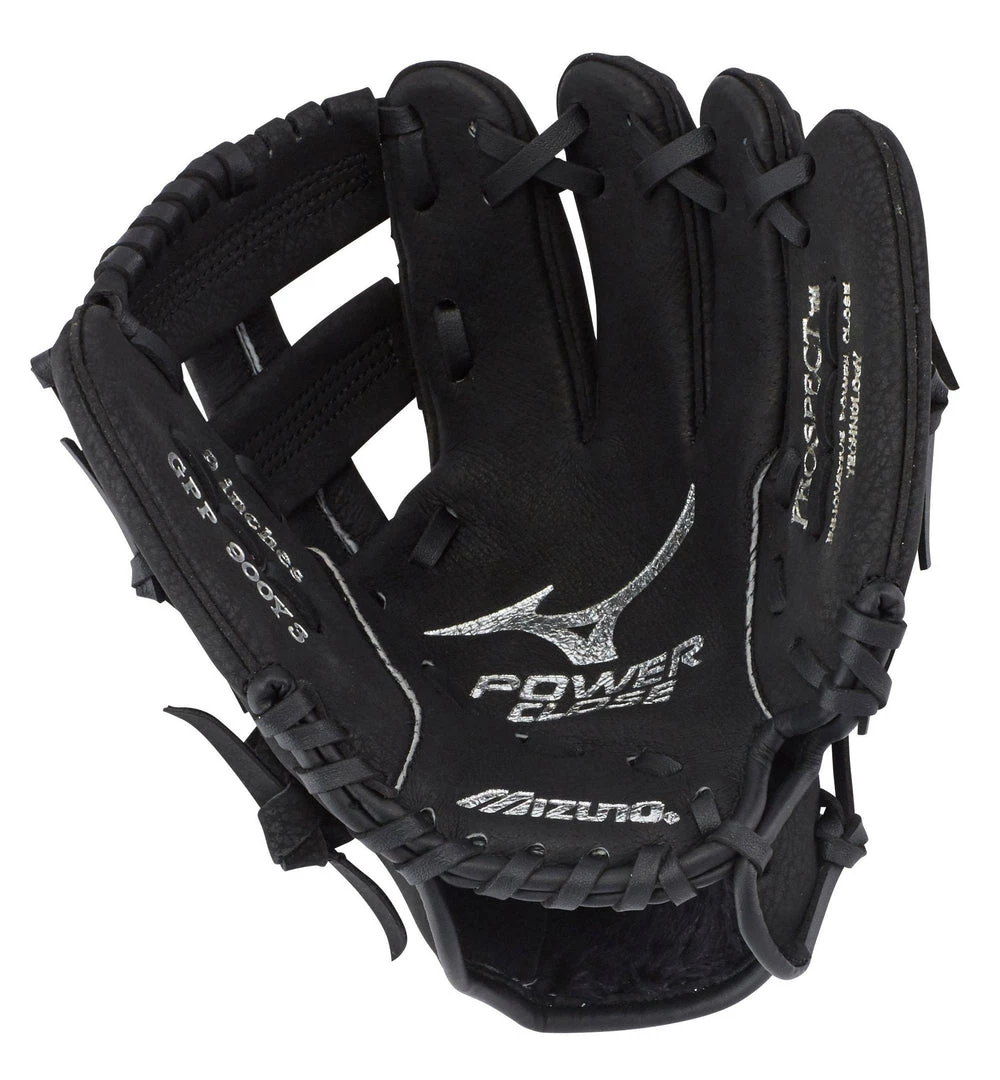 Baseball Mizuno Prospect Powerclose 9.00" Utility Glove GPP900Y3 - Black 4 Baseball Mizuno Prospect Powerclose 9.00" Utility Glove GPP900Y3 - Black