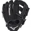 Baseball Mizuno Prospect Powerclose 9.00" Utility Glove GPP900Y3 - Black 1 Baseball Mizuno Prospect Powerclose 9.00" Utility Glove GPP900Y3 - Black