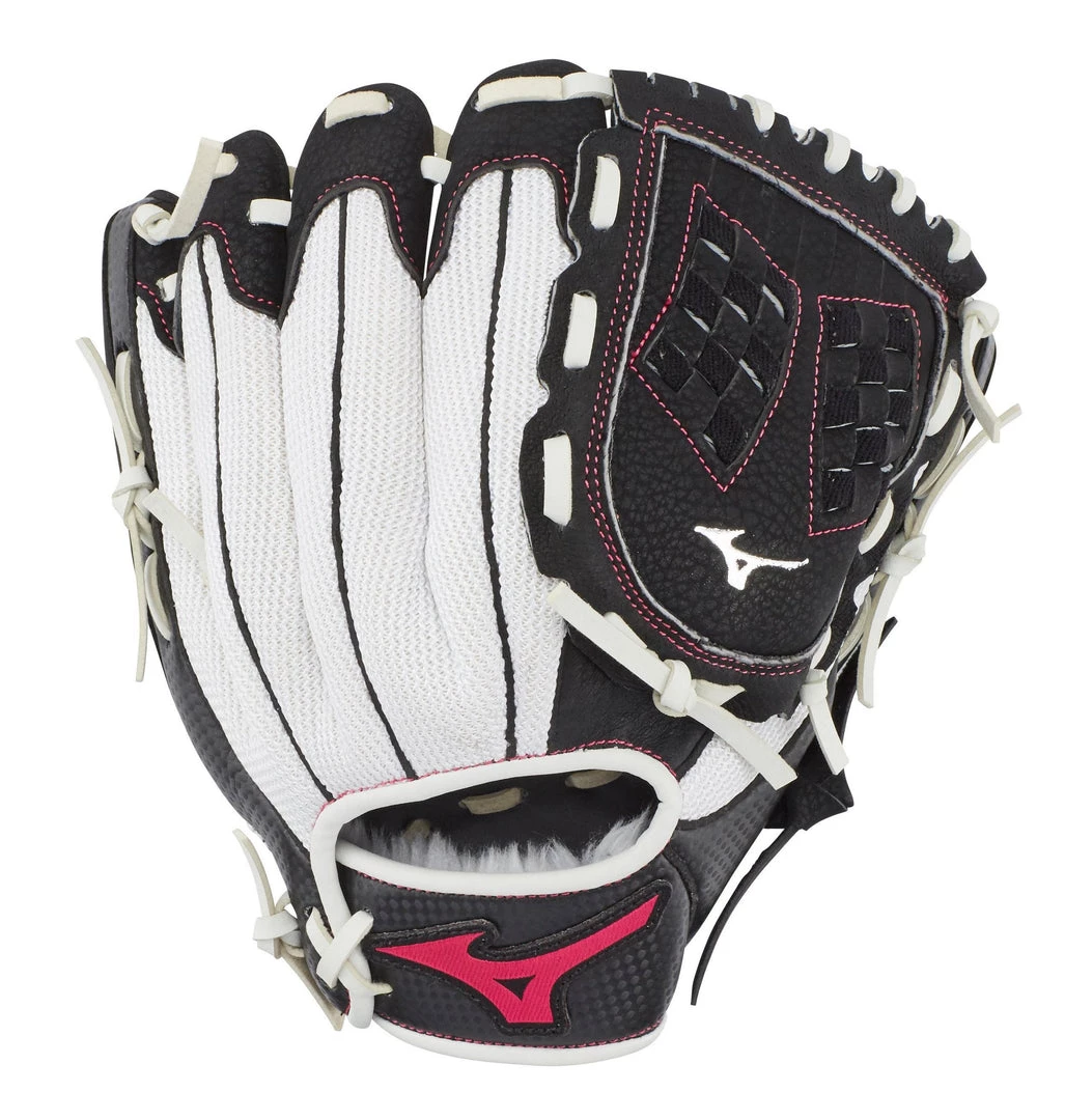 Mizuno Prospect Finch 10.00" GPP1005F3 Fastpitch Glove - Black White Softball 3 Mizuno Prospect Finch 10.00" GPP1005F3 Fastpitch Glove - Black White Softball