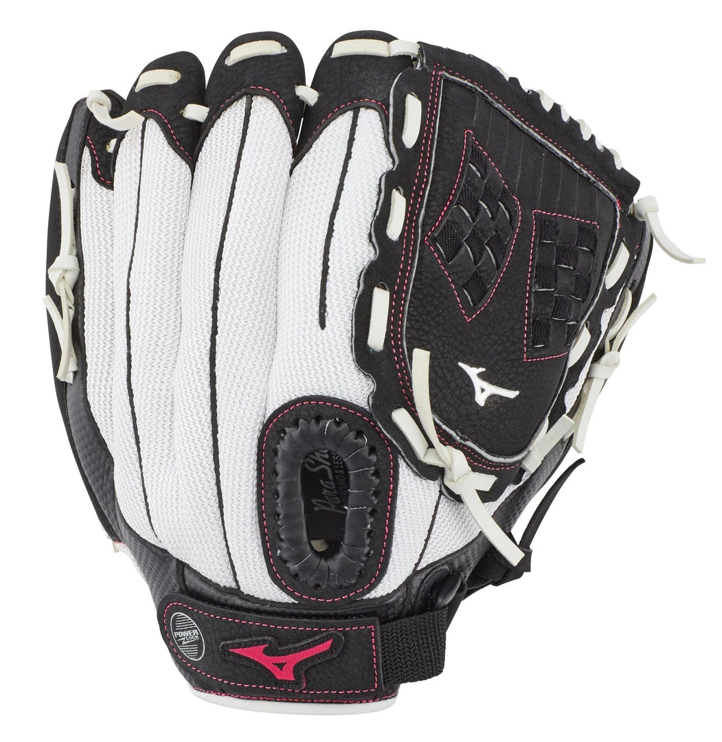Softball Mizuno Prospect Finch 11.50" GPP1155F3 Fastpitch Glove - Black White 3 Softball Mizuno Prospect Finch 11.50" GPP1155F3 Fastpitch Glove - Black White