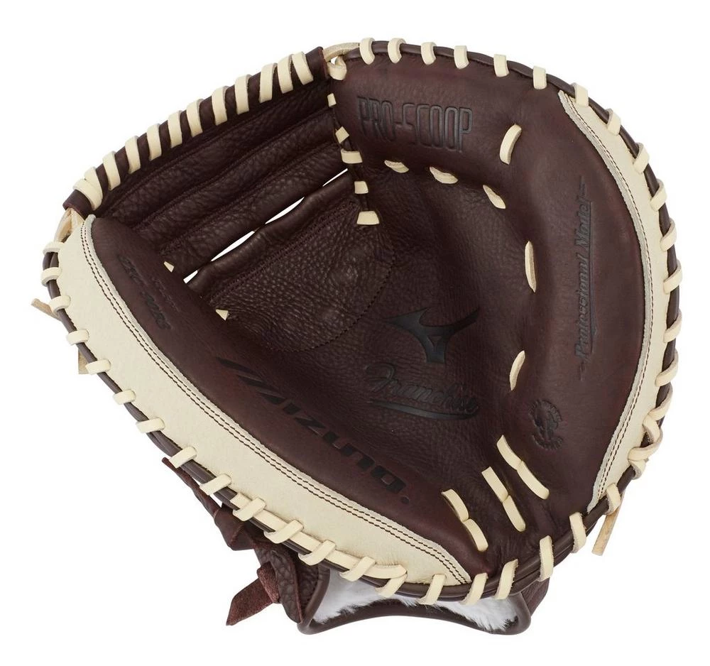 Mizuno Franchise Baseball 33.50" Catcher's Mitt GXC90B3 - Coffee Silver 4 Mizuno Franchise Baseball 33.50" Catcher's Mitt GXC90B3 - Coffee Silver
