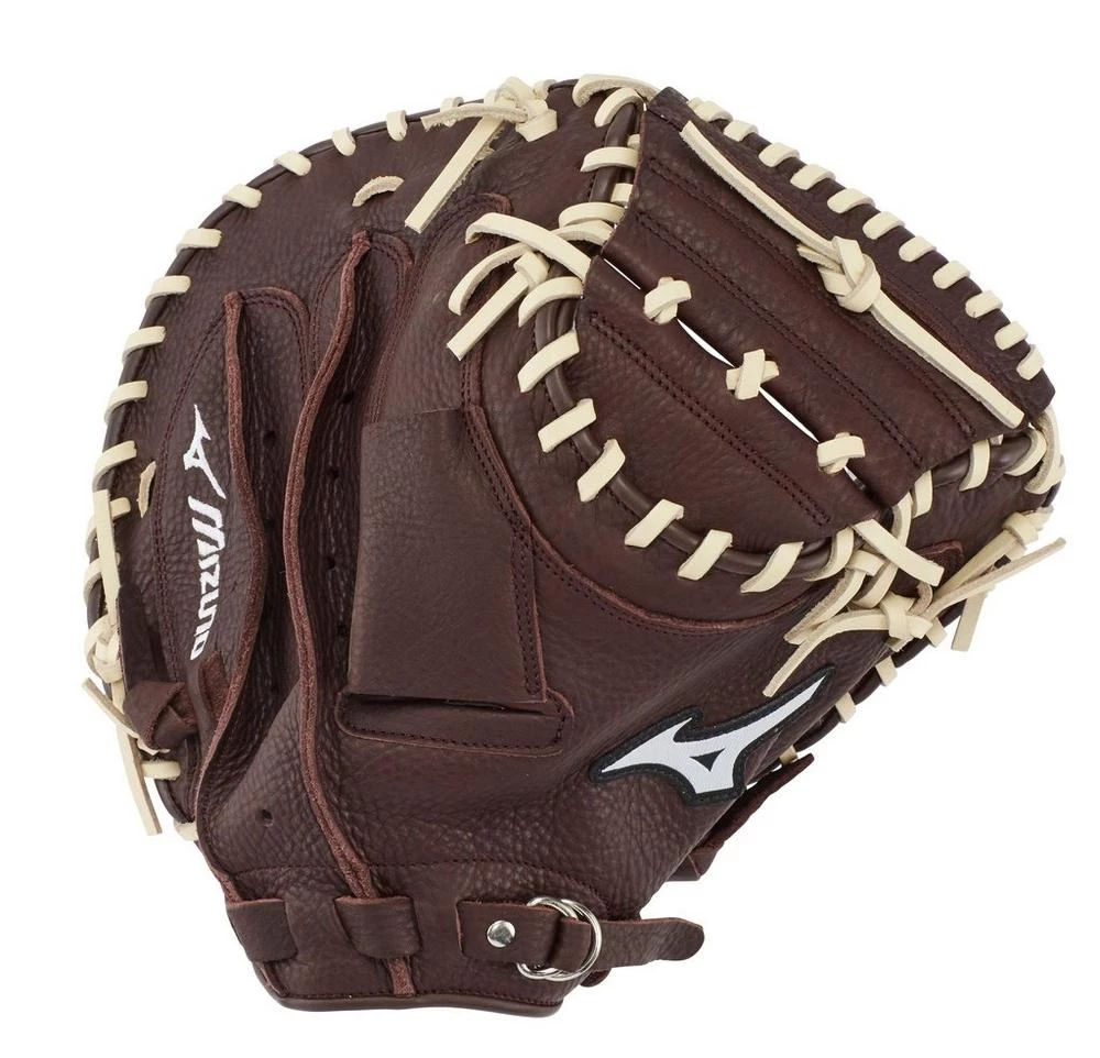 Mizuno Franchise Baseball 33.50" Catcher's Mitt GXC90B3 - Coffee Silver 3 Mizuno Franchise Baseball 33.50" Catcher's Mitt GXC90B3 - Coffee Silver