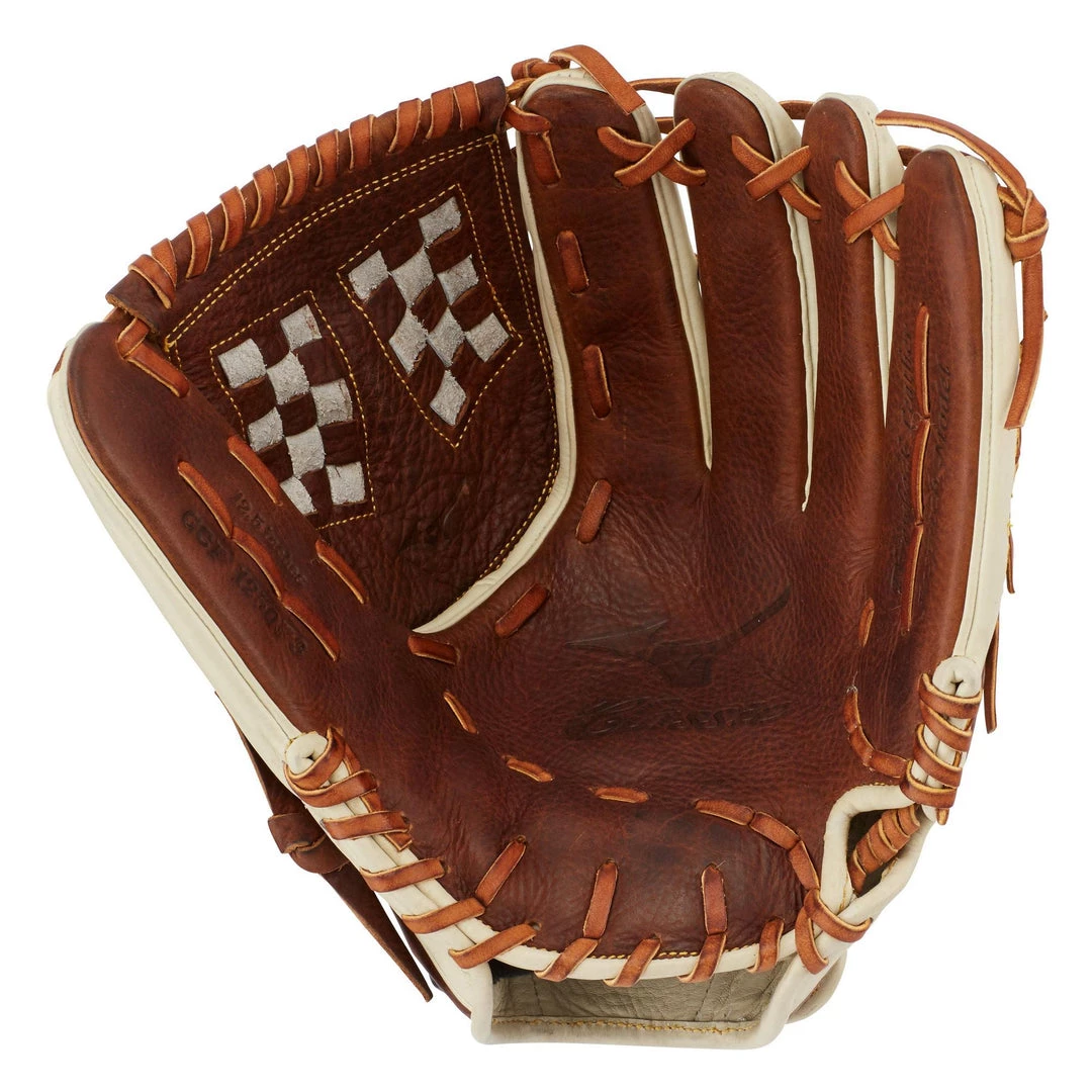 Mizuno Classic Series FP 12.50" Utility Glove GCF1250F3 - Silver Brown Softball 4 Mizuno Classic Series FP 12.50" Utility Glove GCF1250F3 - Silver Brown Softball