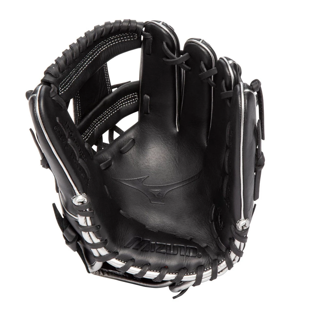 Mizuno MVP Prime SE 11.50" Infield Glove - Black Silver Baseball 4 Mizuno MVP Prime SE 11.50" Infield Glove - Black Silver Baseball