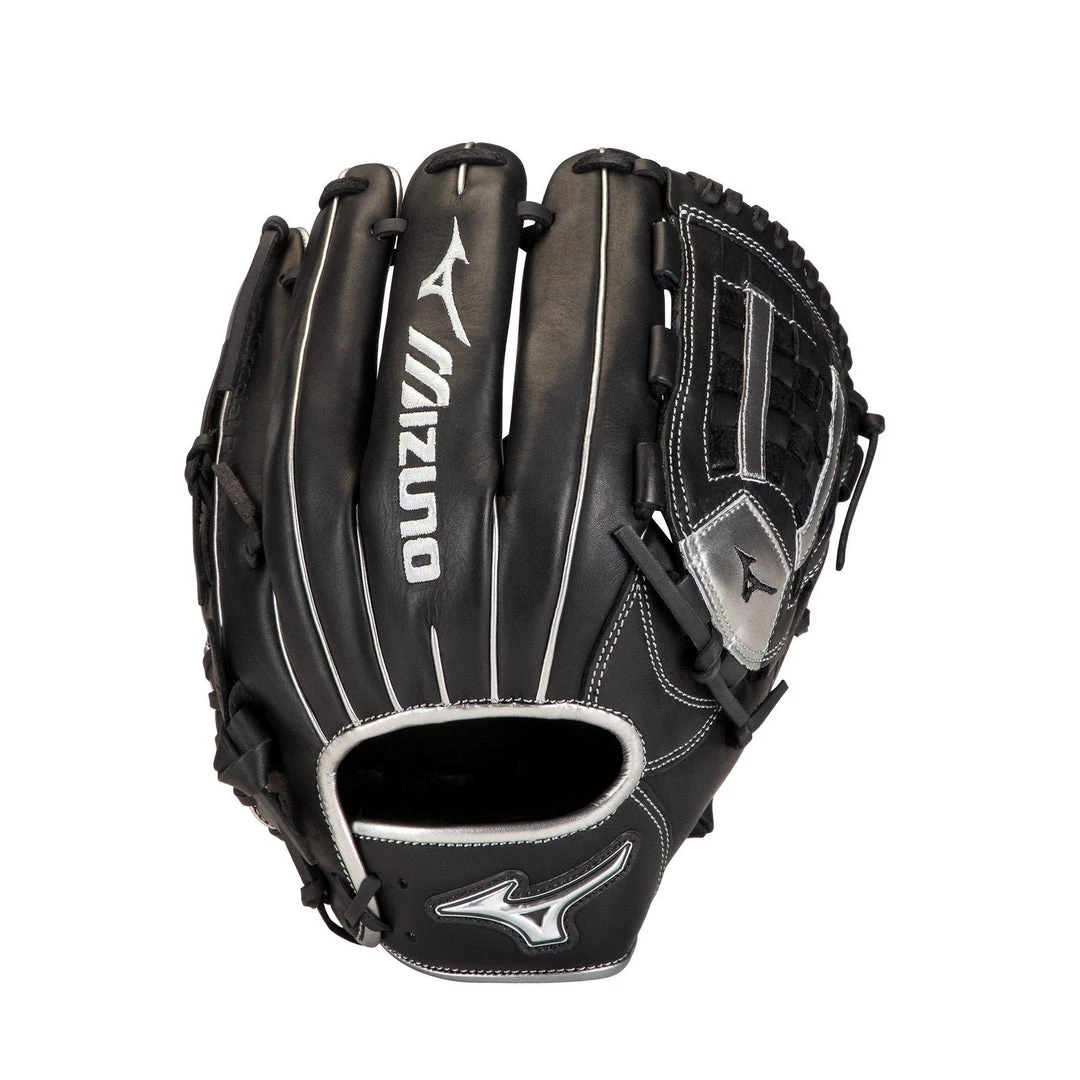 Baseball Mizuno MVP Prime SE 12.00" Infield Glove - Black Silver 3 Baseball Mizuno MVP Prime SE 12.00" Infield Glove - Black Silver