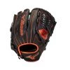 Mizuno MVP Prime SE 11.75" Infield Glove - Black Red Baseball